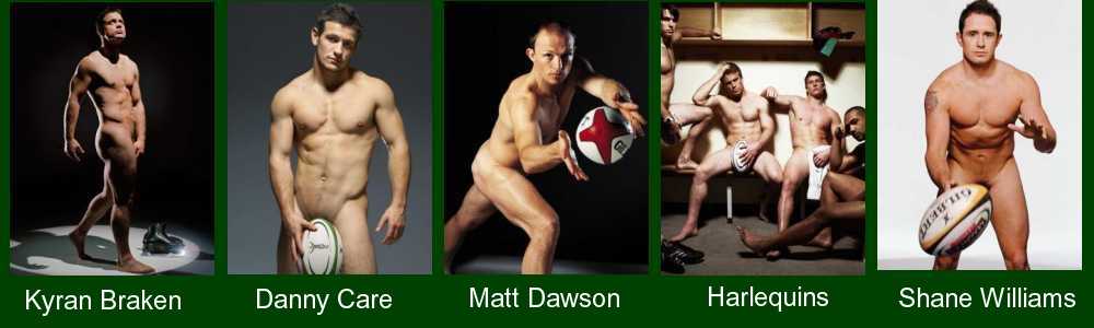 Naked Rugby Players